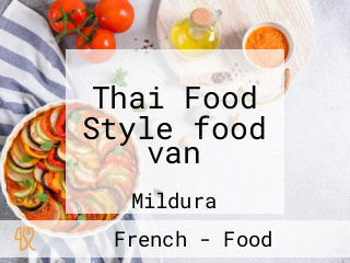 Thai Food Style food van