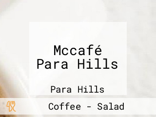 Mccafé Para Hills