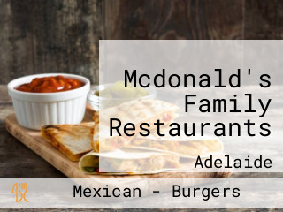 Mcdonald's Family Restaurants