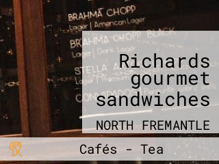 Richards gourmet sandwiches