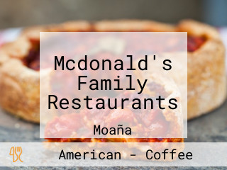 Mcdonald's Family Restaurants