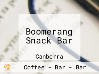 Boomerang Snack Bar