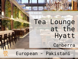 Tea Lounge at the Hyatt