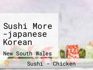 Sushi More -japanese Korean