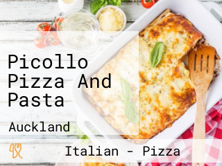 Picollo Pizza And Pasta