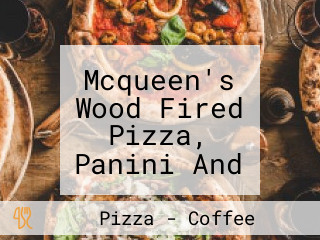 Mcqueen's Wood Fired Pizza, Panini And Coffee Pit Stop