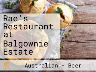 Rae's Restaurant at Balgownie Estate