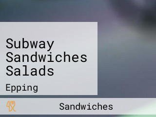 Subway Sandwiches Salads