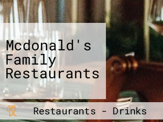 Mcdonald's Family Restaurants