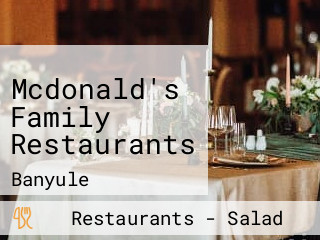 Mcdonald's Family Restaurants