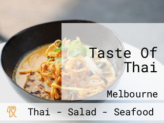 Taste Of Thai