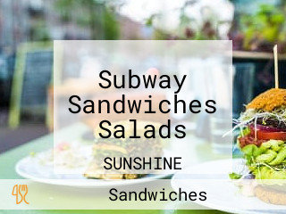 Subway Sandwiches Salads