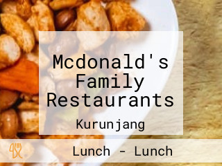 Mcdonald's Family Restaurants