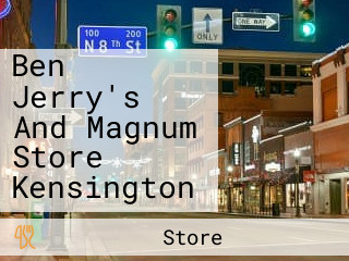 Ben Jerry's And Magnum Store Kensington