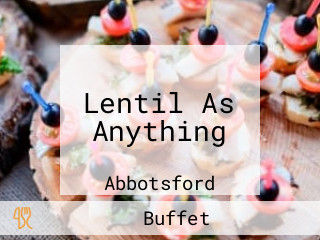 Lentil As Anything