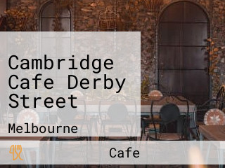 Cambridge Cafe Derby Street