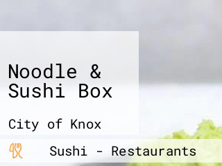 Noodle & Sushi Box