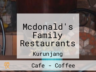 Mcdonald's Family Restaurants