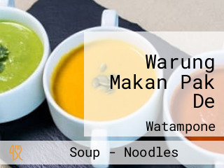 Warung Makan Pak De