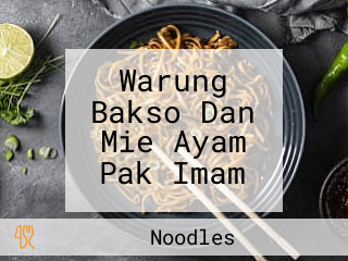 Warung Bakso Dan Mie Ayam Pak Imam