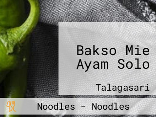 Bakso Mie Ayam Solo