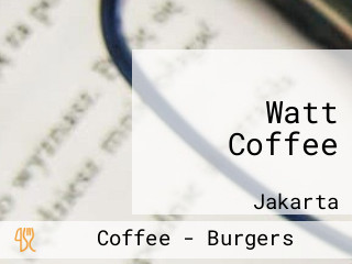 Watt Coffee