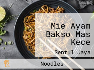 Mie Ayam Bakso Mas Kece