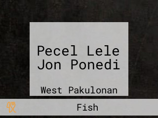 Pecel Lele Jon Ponedi