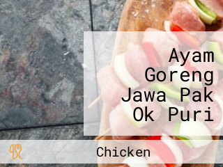 Ayam Goreng Jawa Pak Ok Puri Bintaro Hijau Blok C4 No 12 A