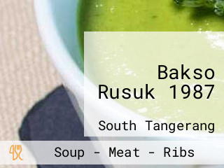 Bakso Rusuk 1987