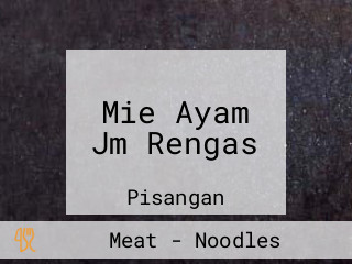 Mie Ayam Jm Rengas