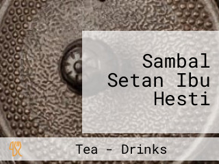 Sambal Setan Ibu Hesti