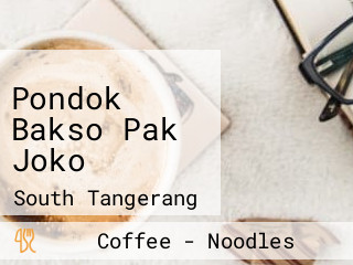 Pondok Bakso Pak Joko