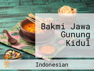 Bakmi Jawa Gunung Kidul