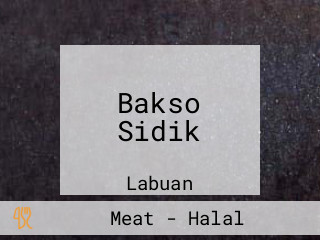 Bakso Sidik