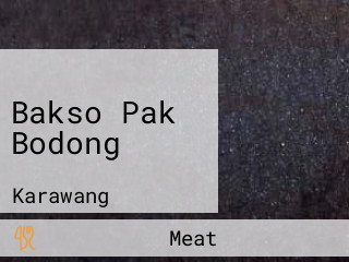 Bakso Pak Bodong