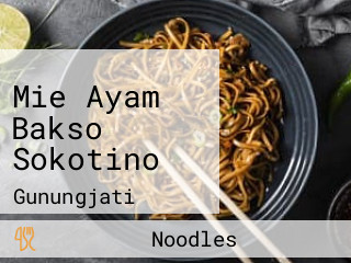 Mie Ayam Bakso Sokotino