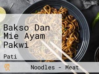 Bakso Dan Mie Ayam Pakwi