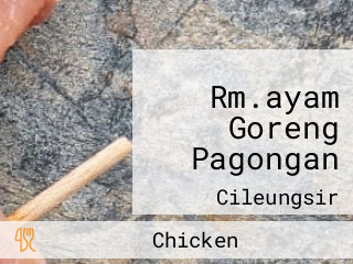 Rm.ayam Goreng Pagongan