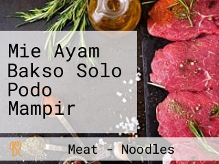 Mie Ayam Bakso Solo Podo Mampir