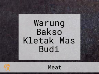 Warung Bakso Kletak Mas Budi