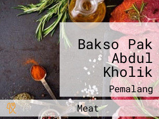 Bakso Pak Abdul Kholik