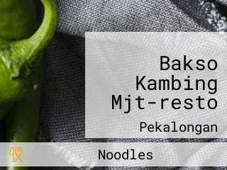 Bakso Kambing Mjt-resto