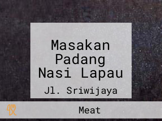 Masakan Padang Nasi Lapau