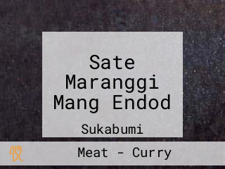 Sate Maranggi Mang Endod