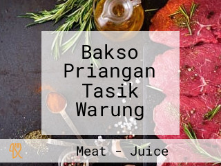 Bakso Priangan Tasik Warung