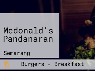 Mcdonald's Pandanaran