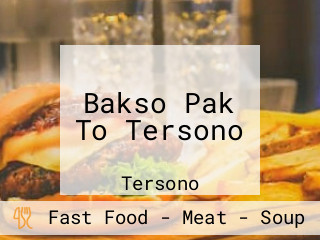 Bakso Pak To Tersono