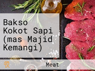 Bakso Kokot Sapi (mas Majid Kemangi)