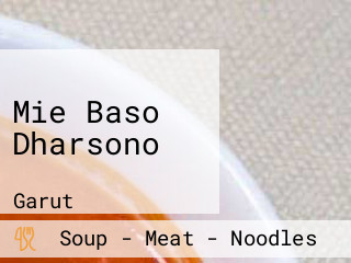 Mie Baso Dharsono